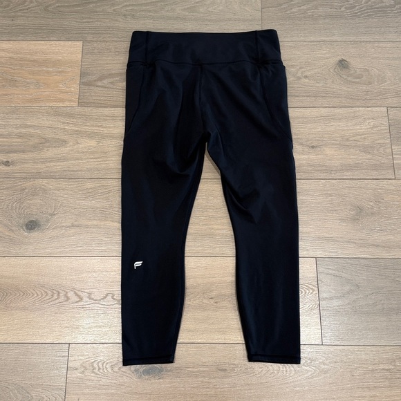 FABLETICS Black Oasis PureLuxe Crossover High-Waisted 7/8 Active Legging Size L - Picture 3 of 13